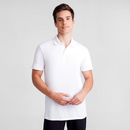 Camisa Polo Piquet Masculina - Branco