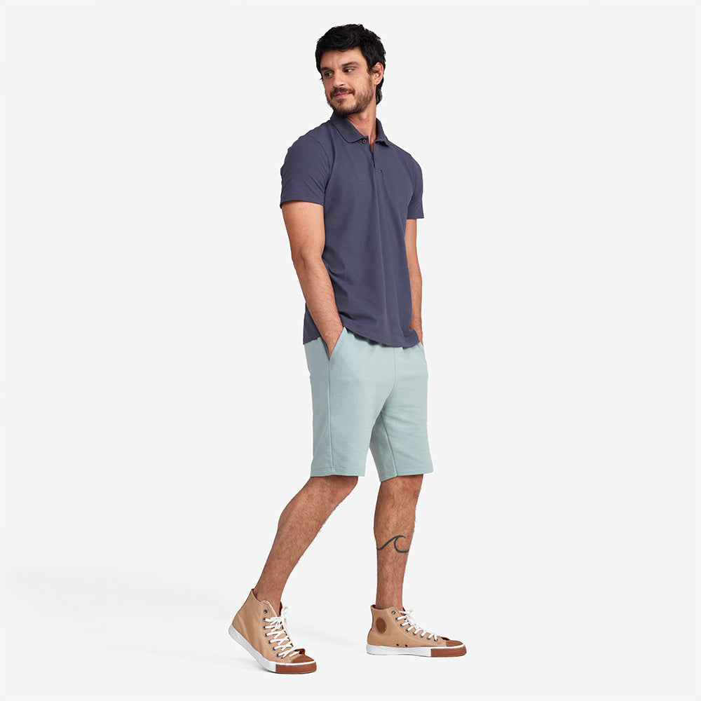 Camisa Polo Piquet Masculina - Grafite