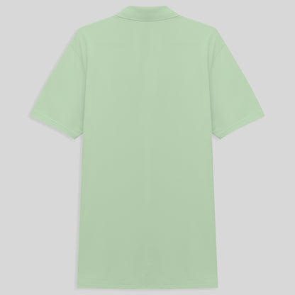 Camisa Polo Piquet Masculina - Verde Menta