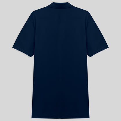 Camisa Polo Piquet Masculina - Azul Marinho
