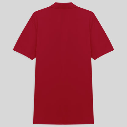 Camisa Polo Piquet Masculina - Vermelho Tomate
