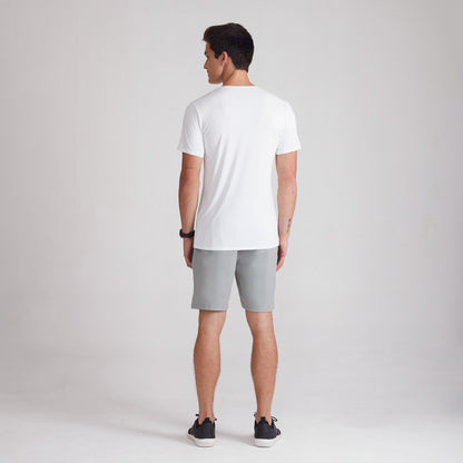 Bermuda Tech Masculina - Cinza Areia