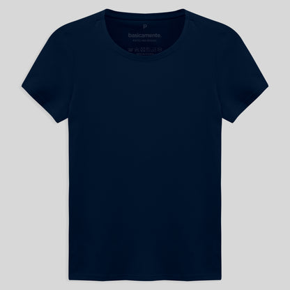 Camiseta Comfort Feminina - Azul Marinho
