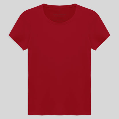 Camiseta Comfort Feminina - Vermelho Tomate