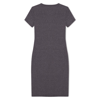 Vestido Curto Ribana - Mescla Escuro