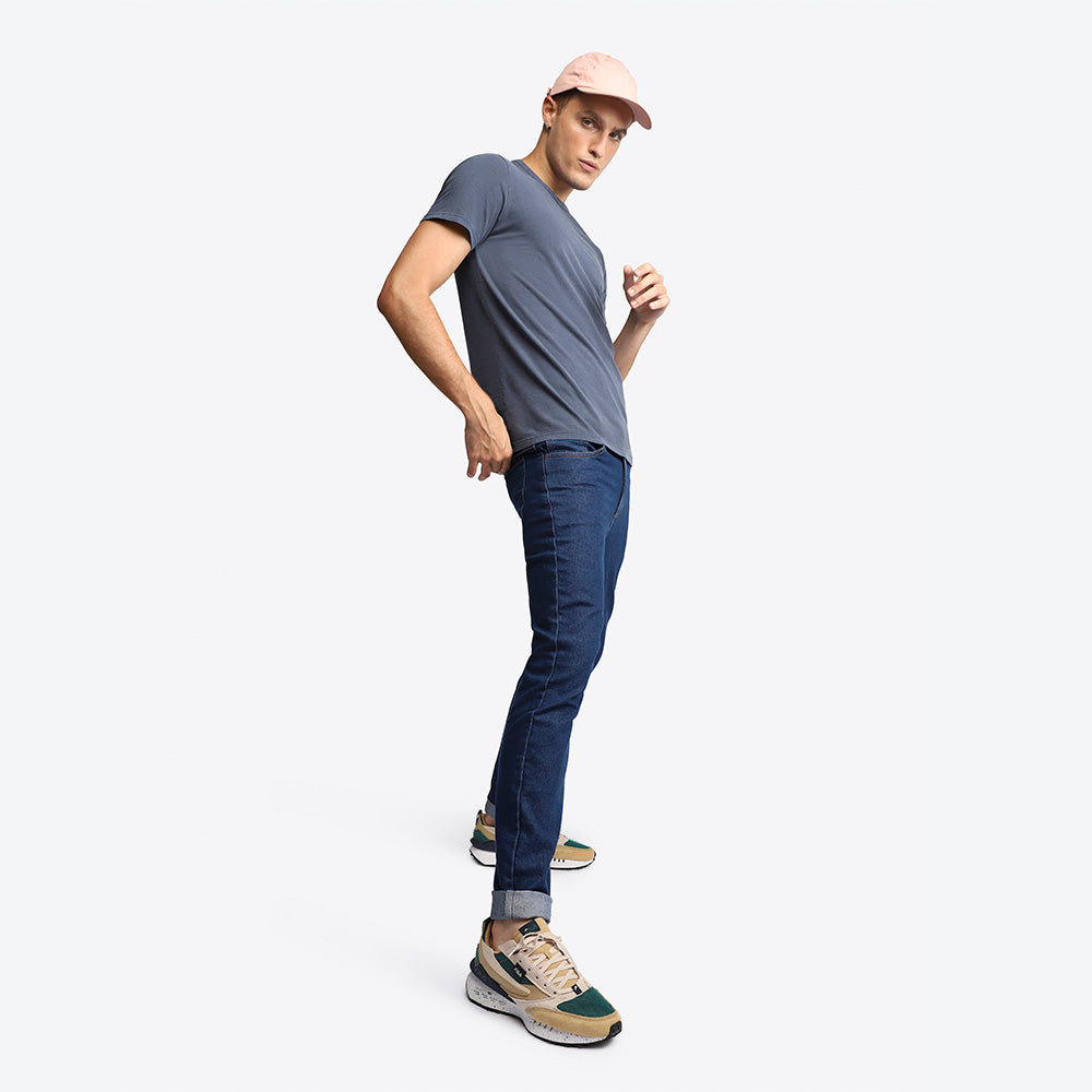 T-Shirt Stone Masculina - Azul Marinho