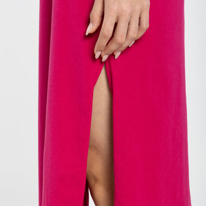 Vestido Midi Manga Japonesa - Magenta