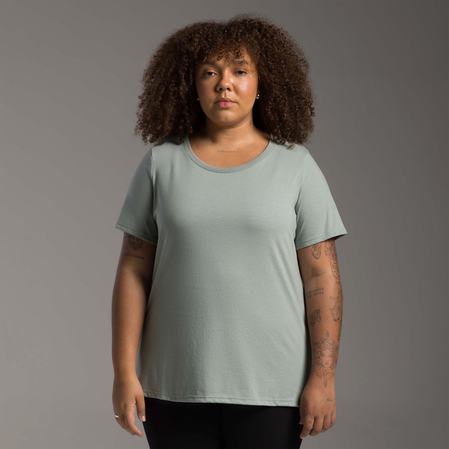 Tech T-Shirt Air Plus Feminina - Verde Chá