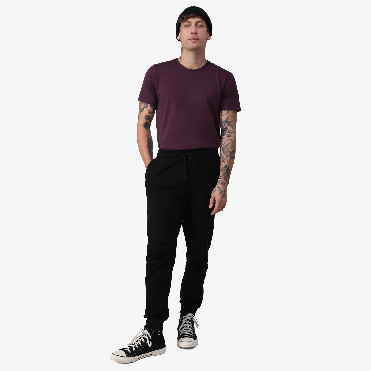 Calça Jogger Tech Impermeável Moletom Flanelado - Preto