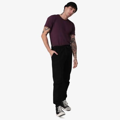 Calça Jogger Tech Impermeável Moletom Flanelado - Preto