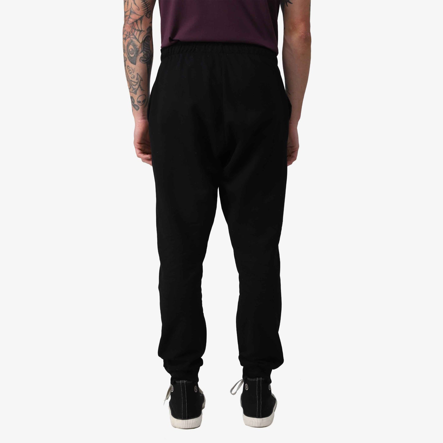 Calça Jogger Tech Impermeável Moletom Flanelado - Preto