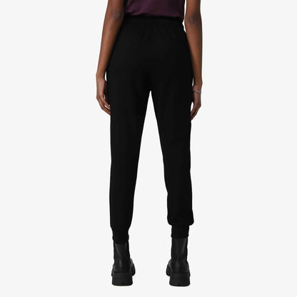 Calça Jogger Tech Impermeável Moletom Flanelado - Preto