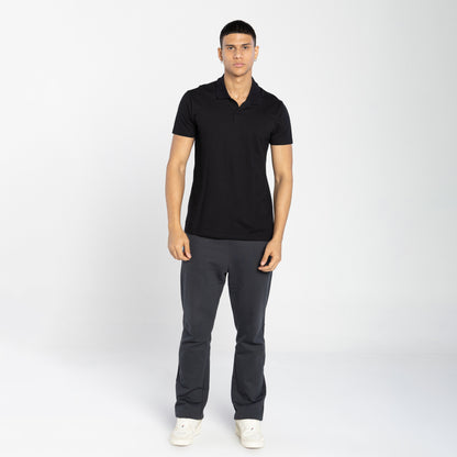 Camisa Polo Tech Anti Odor Piquet Masculina - Preto