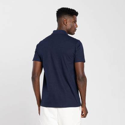 Camisa Polo Tech Anti Odor Piquet Masculina - Azul Marinho