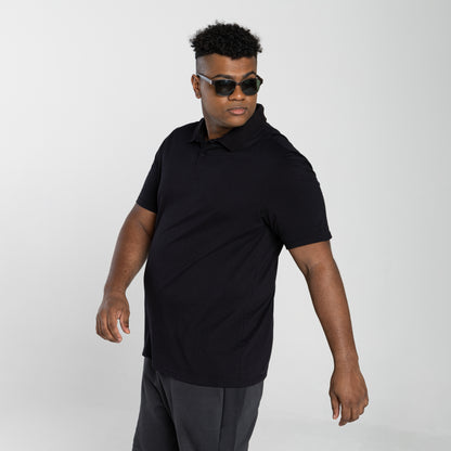 Camisa Polo Tech Anti Odor Plus Masculina - Preto