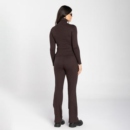 Blusa Ribana Anti Odor Gola Rolê - Marrom