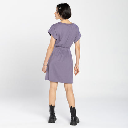 Vestido Amarração Air Feminino - Mirtilo