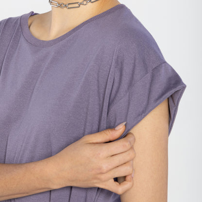 Vestido Amarração Air Feminino - Mirtilo