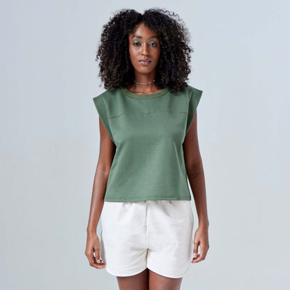 Blusa Moletom Tech Impermeável - Verde Figo