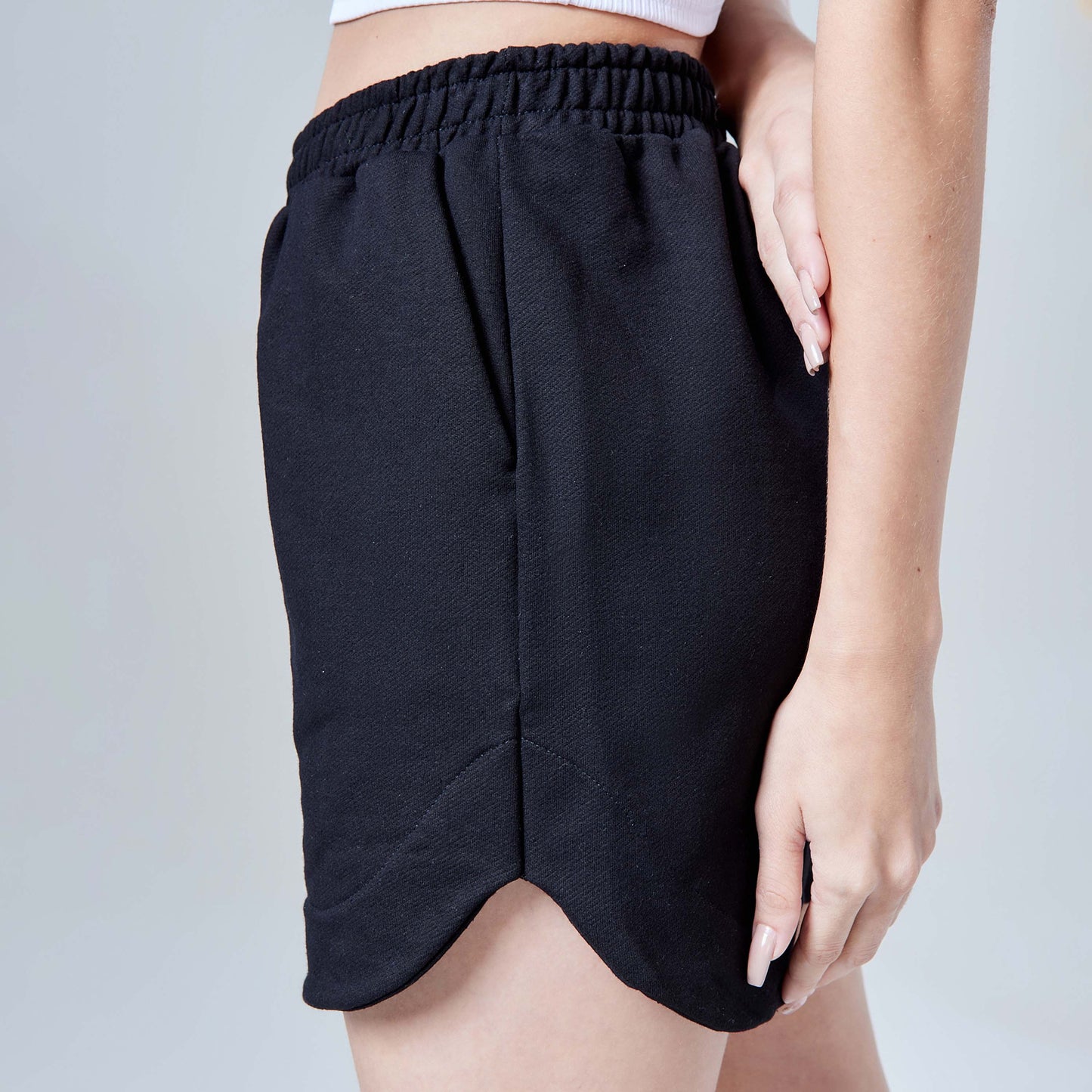Shorts Moletom Eco Feminino - Preto