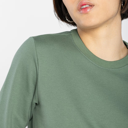 Blusão Moletom Tech Impermeável Feminino - Verde Alecrim