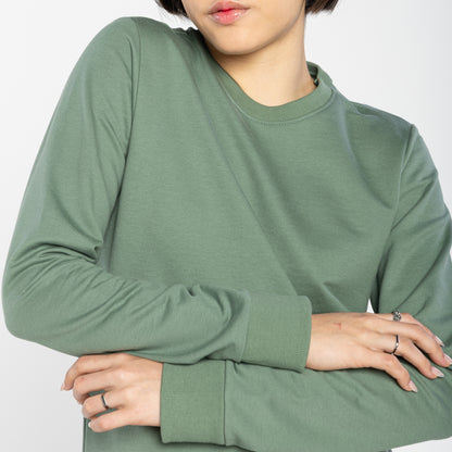 Blusão Moletom Tech Impermeável Feminino - Verde Alecrim