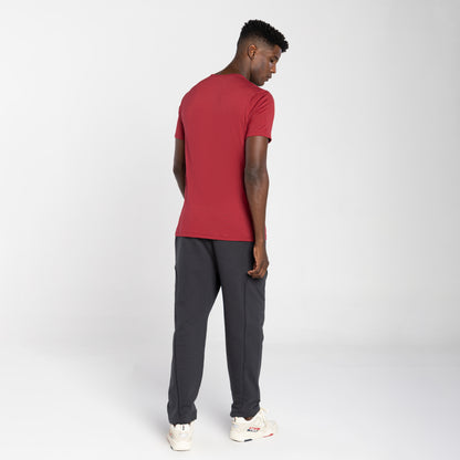Tech T-Shirt Modal Costura Dupla Masculina - Vermelho Escarlate