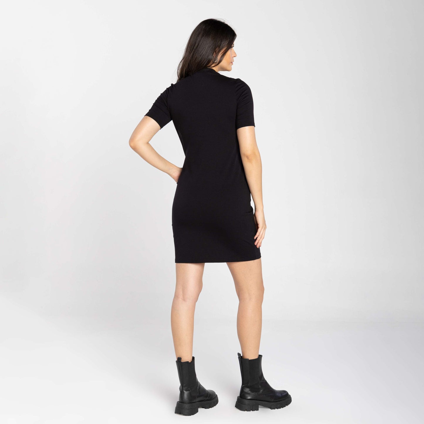 Vestido Tech Anti Odor Gola Alta - Preto