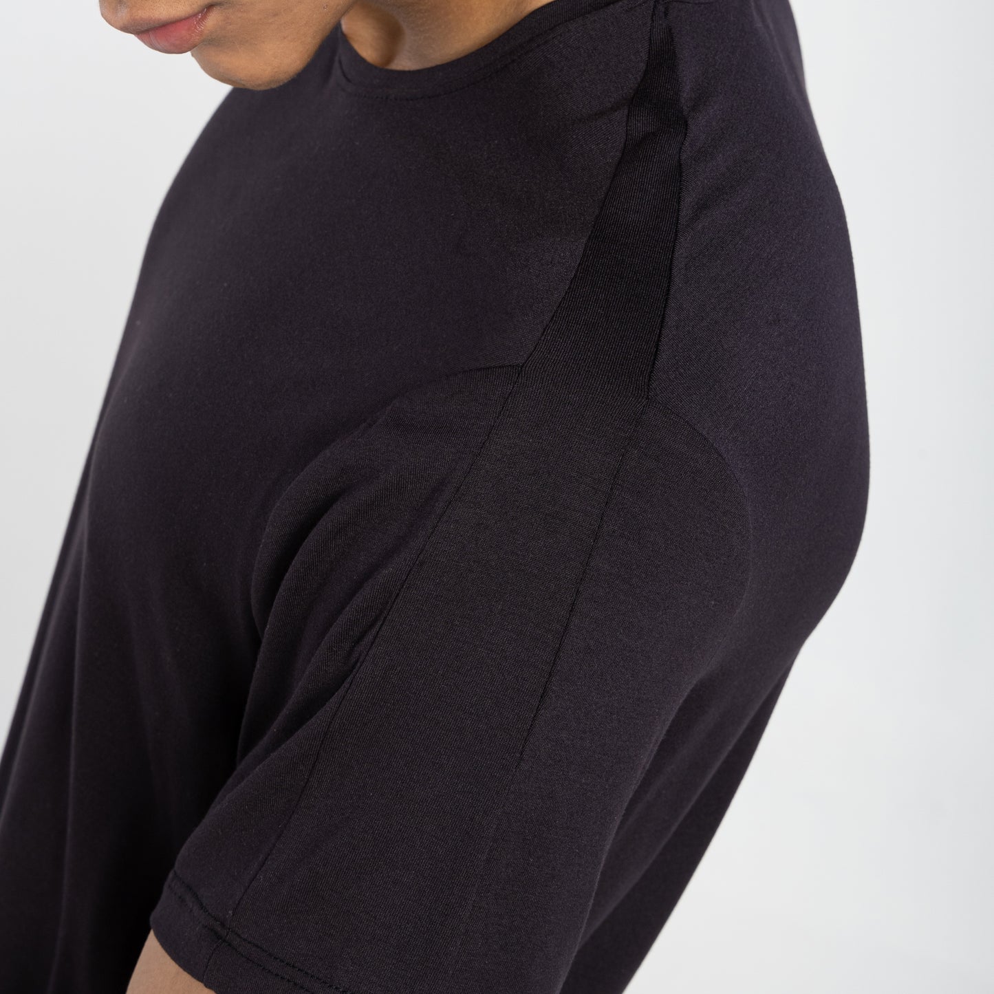 Tech T-Shirt Modal Recorte Masculina - Preto