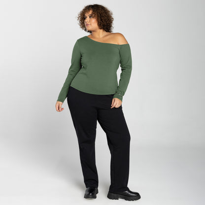 Blusa Tech Anti Odor Ombro Único Plus - Verde Figo