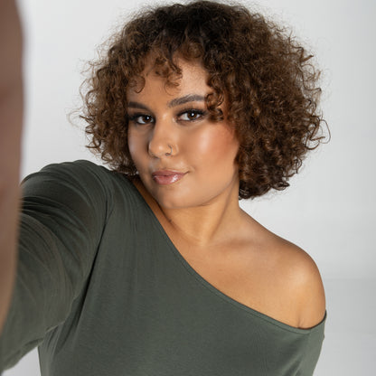 Blusa Tech Anti Odor Ombro Único Plus - Verde Figo