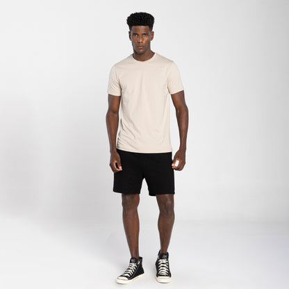 Camiseta Básica Cobregola Masculina - Bege Aveia