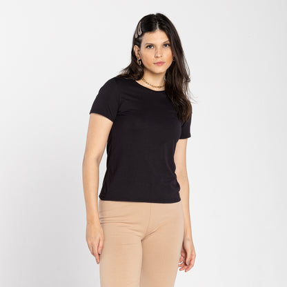 Tech T-Shirt Air Slim Feminina - Preto