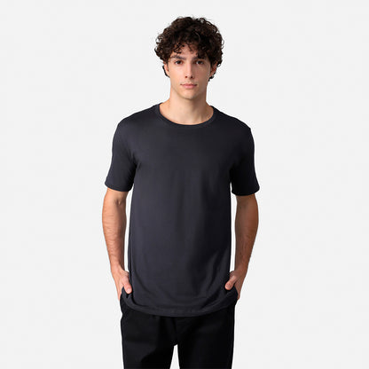 Camiseta Pima Masculina | Life Collection - Cinza Escuro