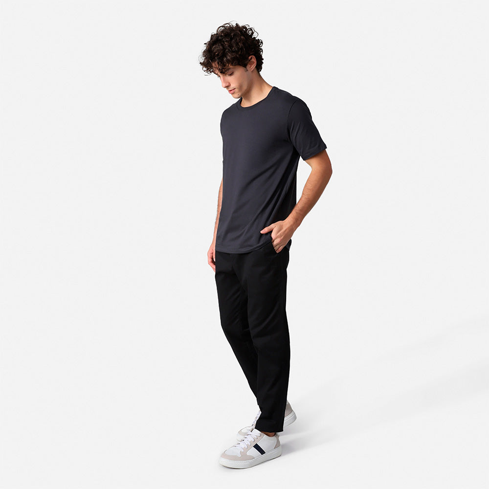 Camiseta Pima Masculina | Life Collection - Cinza Escuro