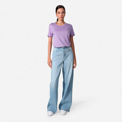 Camiseta Pima Feminina | Life Collection - Lilás