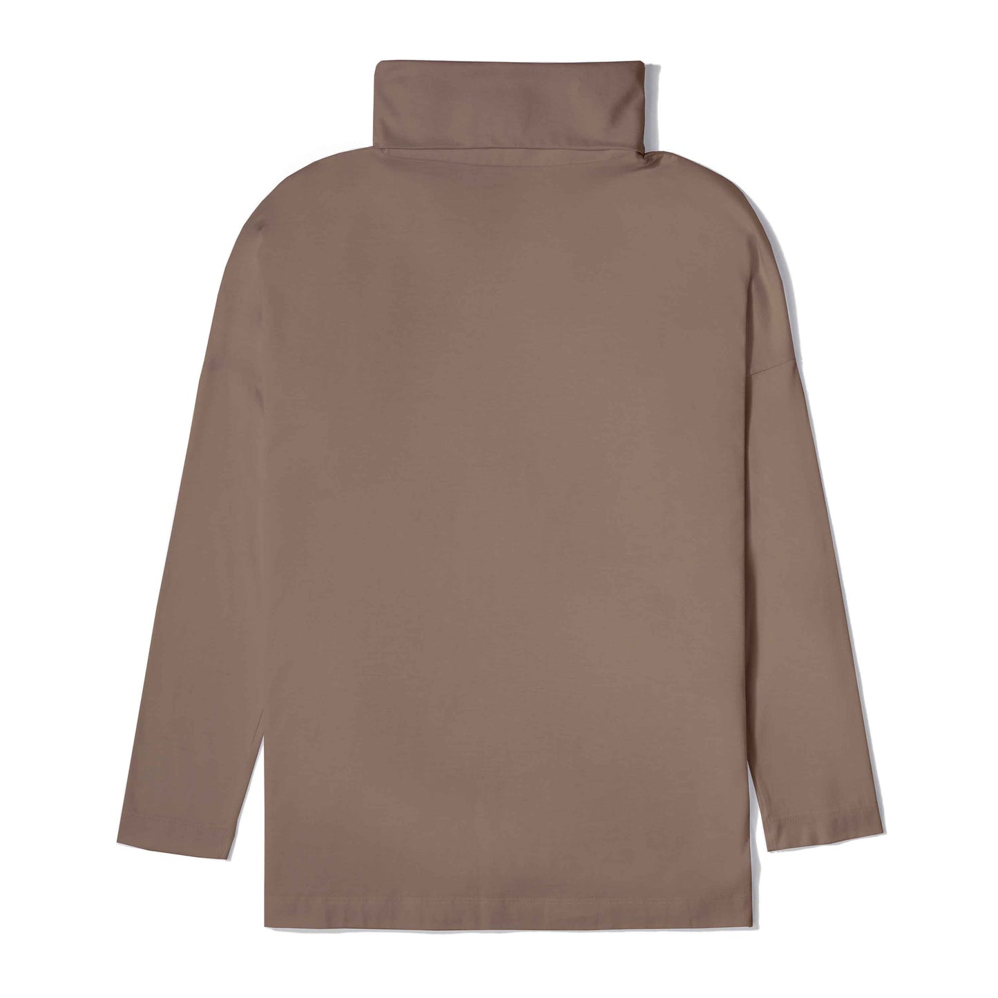 Blusa Pima Gola Rolê Feminina - Bege Pastel