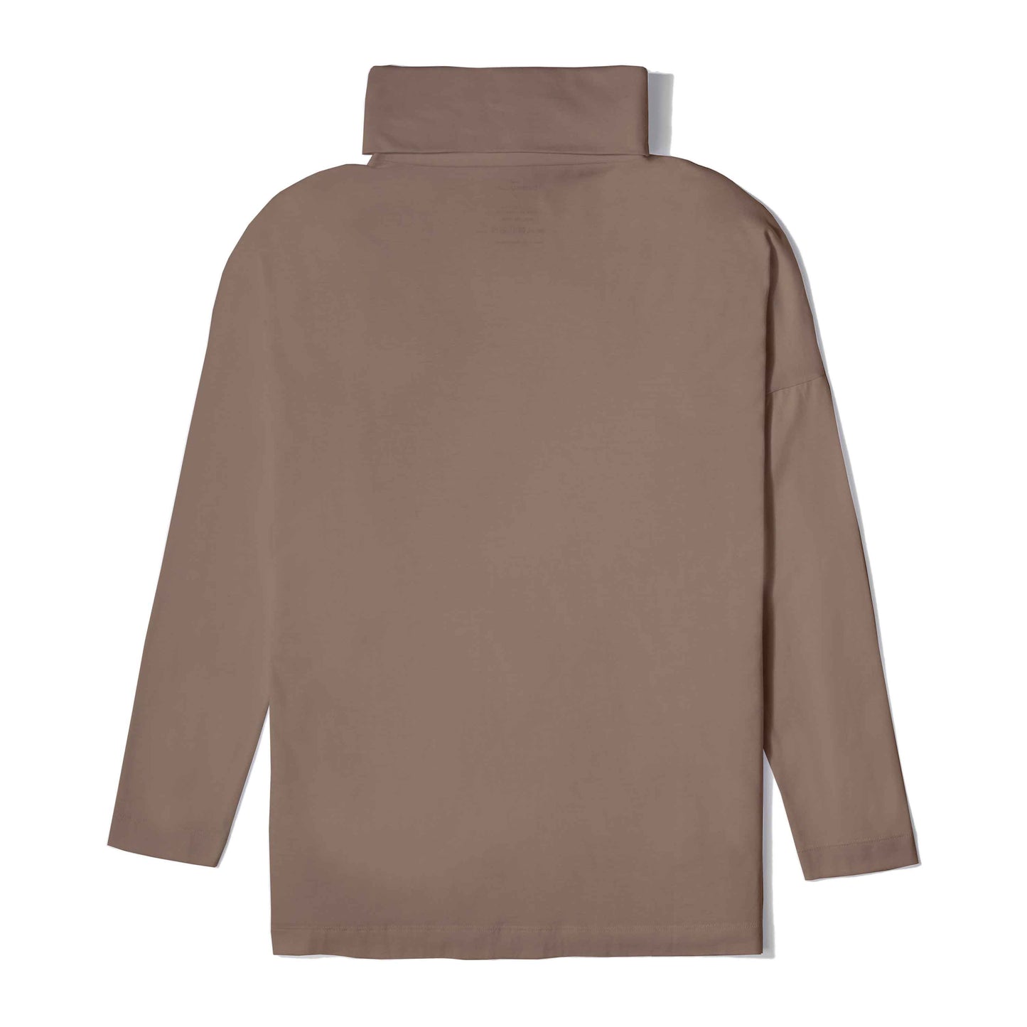 Blusa Pima Gola Rolê Feminina - Bege Pastel