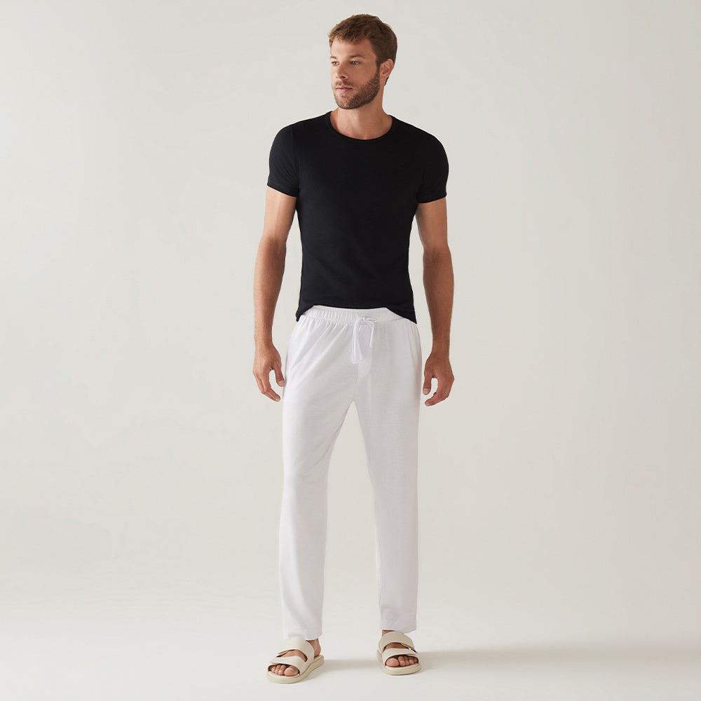 Calça Pima Confort Masculina - Branco