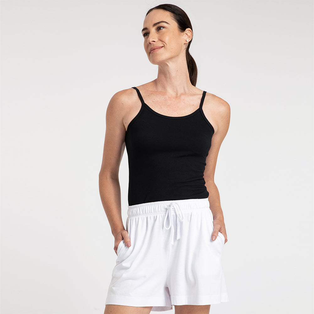 Shorts Pima Confort Feminino - Branco