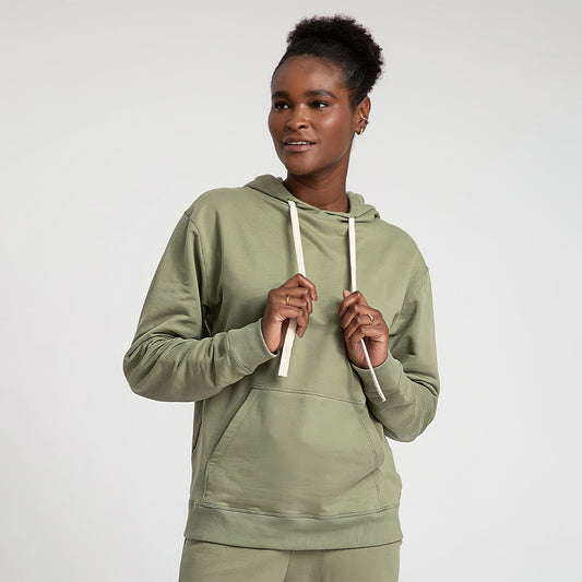 Casaco de Moletom Feminino - Verde Jade