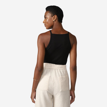 Regata Cotton Pima Cava Americana Feminina - Preto
