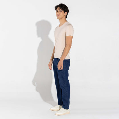 Undershirt Micromodal Masculina - Bege Camel