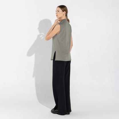 Regata Cotton Select Gola Alta - Verde Louro