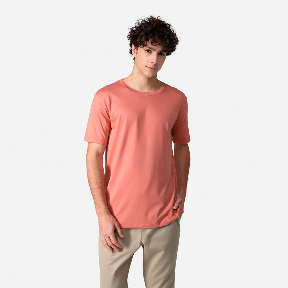 Camiseta Pima Masculina | Life Collection - Nude