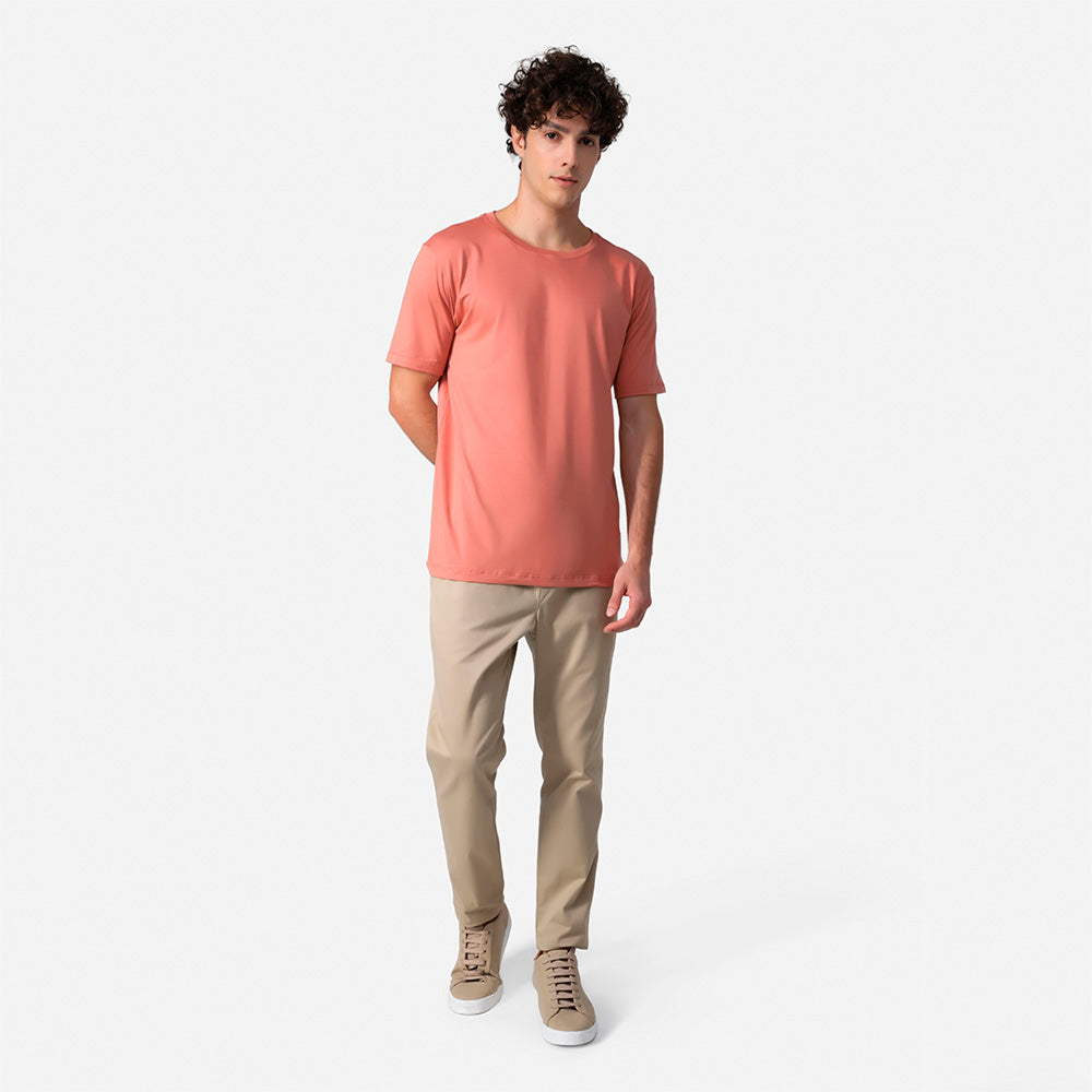 Camiseta Pima Masculina | Life Collection - Nude