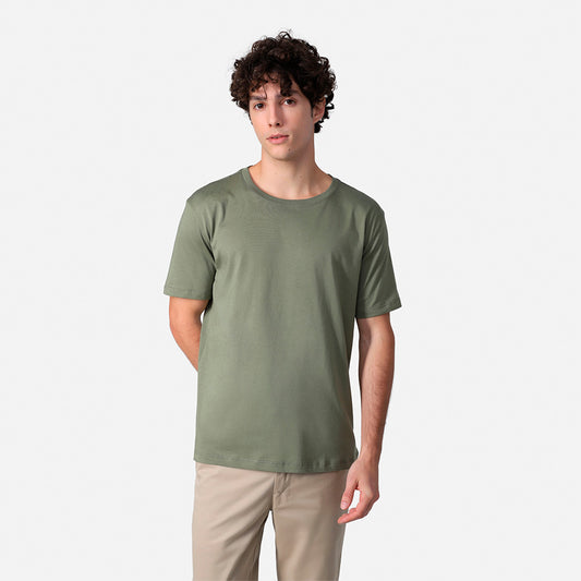 Camiseta Pima Masculina | Life Collection - Verde Militar