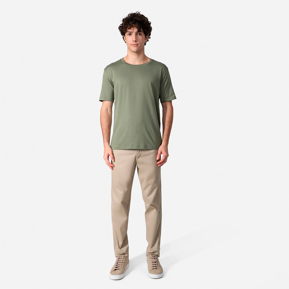Camiseta Pima Masculina | Life Collection - Verde Militar