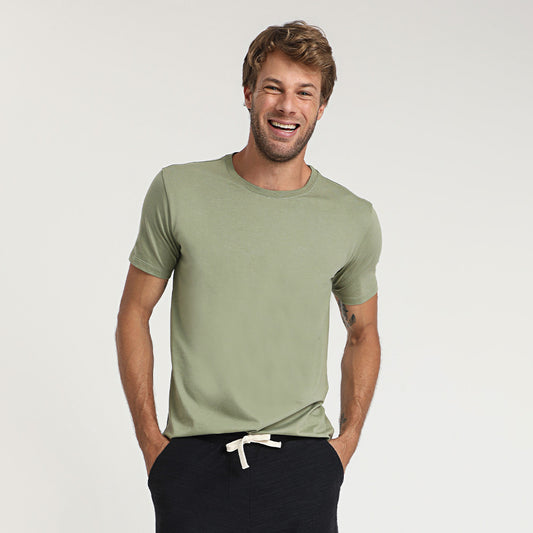 Camiseta Pima Masculina | Life Collection - Verde Jade