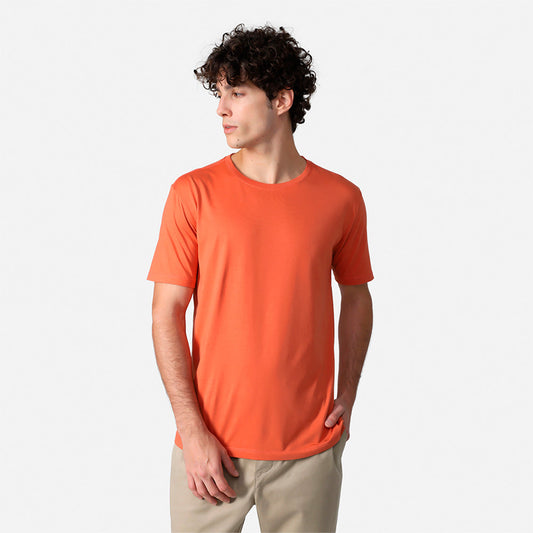 Camiseta Pima Masculina | Life Collection - Marrom Telha